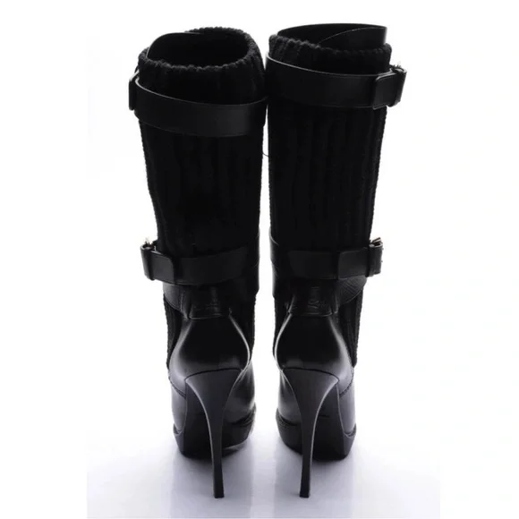 Gucci
Gucci Black Leather and Knitted Wool Lifford 37 - Picture 8 of 8